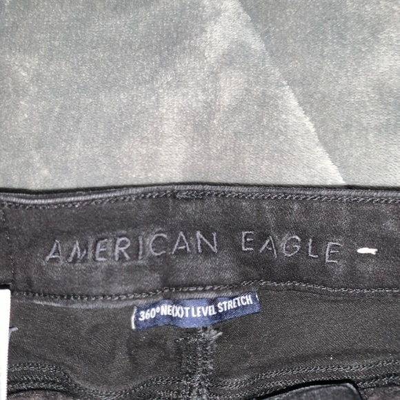 american eagle black basic jeans - Picture 2 of 5